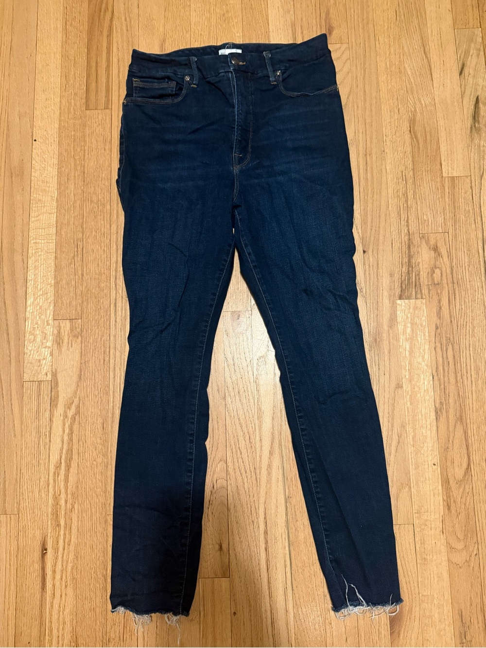 Good American Dark Blue Skinny Jeans